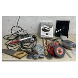Drop Light, Head Lamp, Saw Blades & miscellaneous