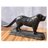 Antique Copper/Brass over Cast Iron Dog