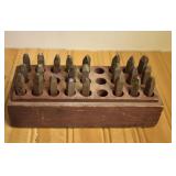 Antique Letter Punch Set (not complete)