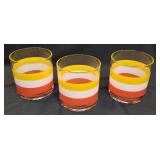 3 MCM George Briard striped glasses