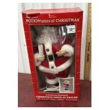 Christmas Santa display figures animated and