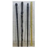 Carved Walking Sticks (3)