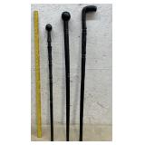 Carved Walking Sticks (3)