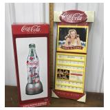 Coca-Cola bottle bubbler, perpetual calendar *new