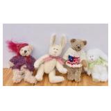 Boyds Bears 4 Mini Bears