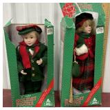 2 Christmas Posable 16inch figures
