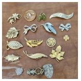 Costume jewelry brooches pins etc girl scout