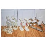 Pottery Barn & Party Lite Reindeer Theme Candle