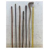 Carved Walking Sticks (6)