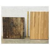 2 Butcher Block Slabs