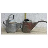 2 Galvanized Cans