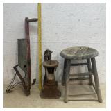 Pump , Corn Planter & Stool