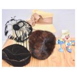 Vintage Hats, Hat Box & Dresser Decor