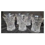 Set 6 Fostoria American Flared Tumblers