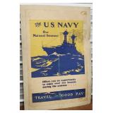 Navy poster - mounted
