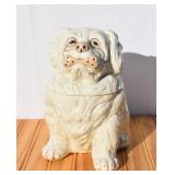 Fitz & Floyd 1977 Dog Cookie Jar. (Hairline-not