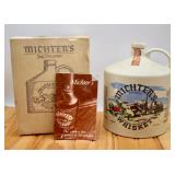 Vintage Michters Whiskey Jug, Box & Booklet. 1978