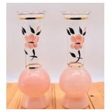 MCM Bartlett Collins Hand Painted Vases