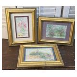 3 local artist Rita Williams small paintings -