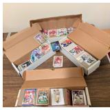 4 Boxes of Baseball & Football Cards - A