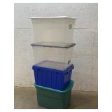 4 Storage Totes