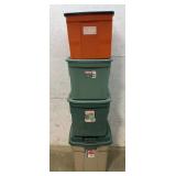4 Storage Totes