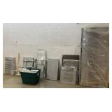 Metal Shelving Parts -new ( Stainless & Aluminum)