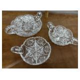 Cut glass dishes *not perfect