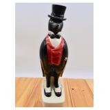 Vintage Old Crow Porcelain Bourbon Decanter