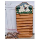 Vintage Wooden Hand Painted Perpetual Wall