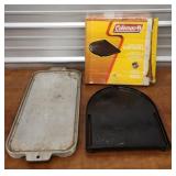 2 Griddles One Cast Iron, One Cast Aluminum