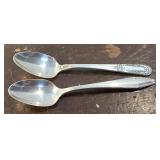 2 sterling silver State House spoons - Inaugural