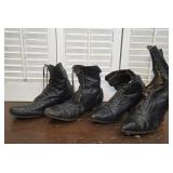 2pr antique ladies Victorian boots - appear to