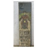 H.O Young Harley-Davidson Motorcycle Sign - York