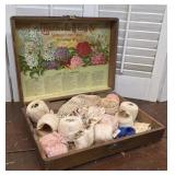 Mandeville & King Rochester seed box with sewing