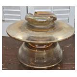 Pyrex carnival Glass huge insulator #453