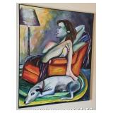 Large Vibrant Expressionist or or