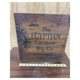 Old handmade wooden advertising box.  14ï¿½ x 10ï¿½ x