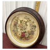 Antique Victorian handmade floral mourning wreath