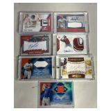 Collection Of Baseball Patch Autographed Baseball