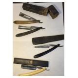 4 Straight Razors With Cases