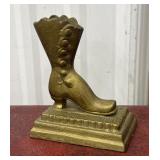 Cast Iron Victorian ladies boot match striker