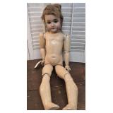 German Queen Louise doll - attic find in very