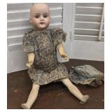 Germany doll with original clothing - As found in