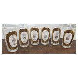 6 "Early American families" immigrant glasses