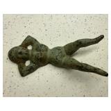 Cast iron Naughty Nellie boot jack - Very heavy.