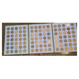 Lincoln head Penny collection - wheat pennies the