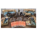 Bonanza toy sets most with boxes & book - Little