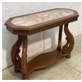 Marble Top Hall Table 42/18/30