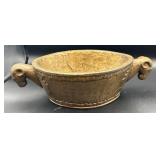 Antique Rajasthan Kharal bowl / mortar Brass